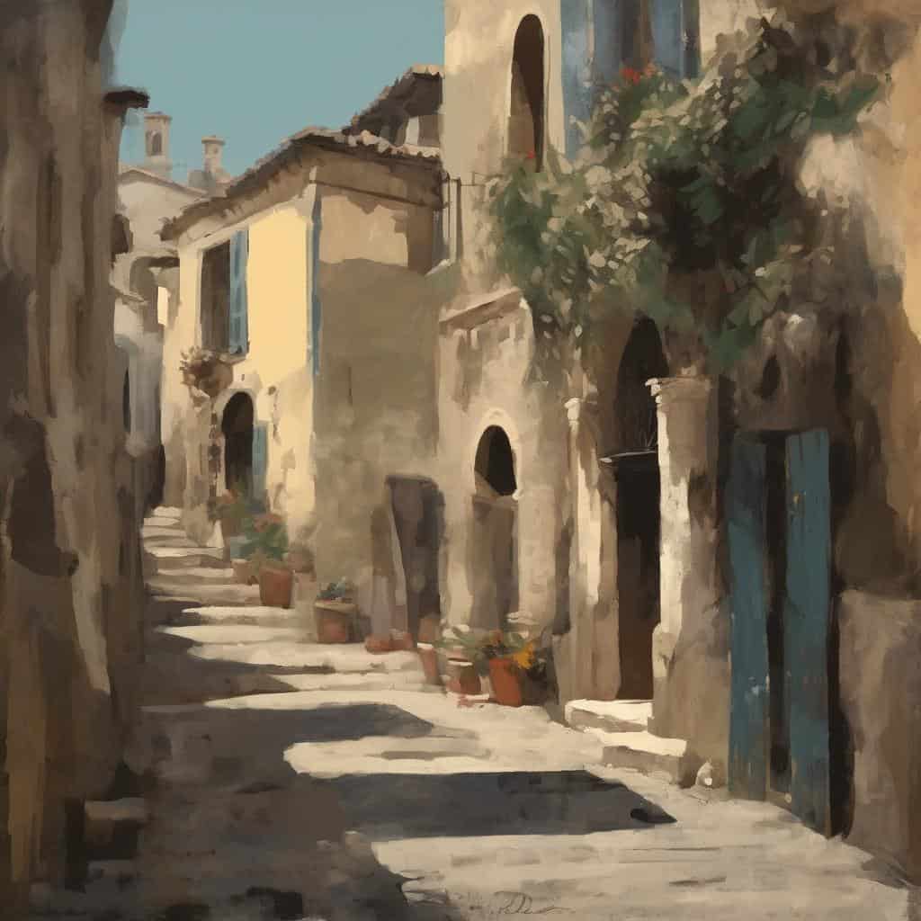 Ιστορική γεύση, σύγχρονη τέχνη, αθηναϊκή ατμόσφαιρα, αστικό τοπίο, καλλιτεχνική εξέλιξη.