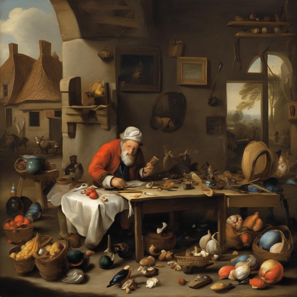 Η Τεχνική Καινοτομία του Abraham Teniers στη Ζωγραφική